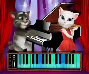 بازی Talking Tom Piano Time آنلاین