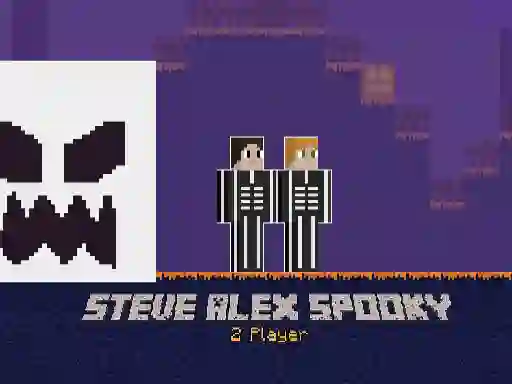 بازی Steve Alex Spooky 2 Player آنلاین