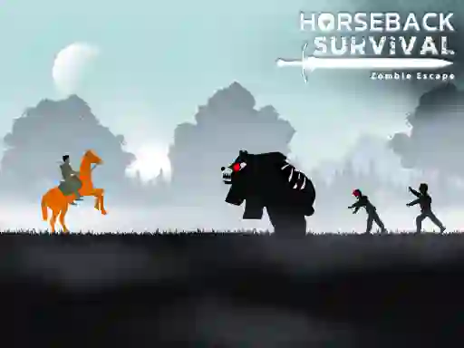 بازی Horseback Survival Zombies Escape آنلاین