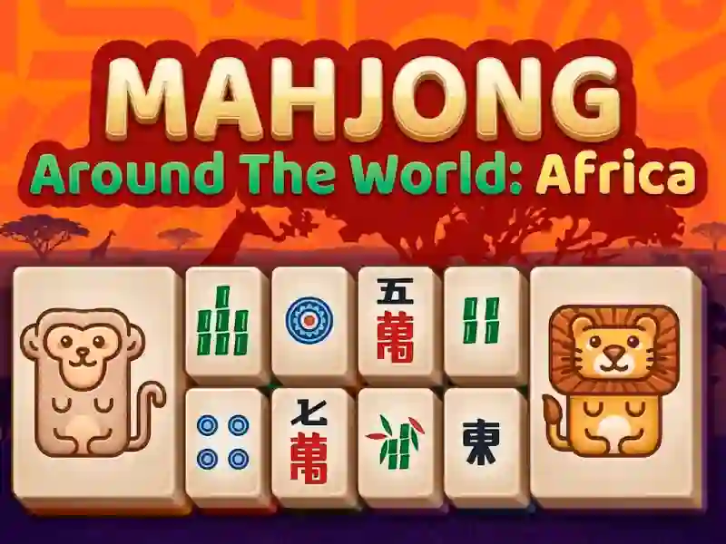 بازی Mahjong Around The World Africa آنلاین