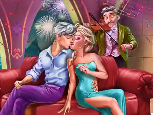 بازی Ice Queen Romantic New Years Eve آنلاین