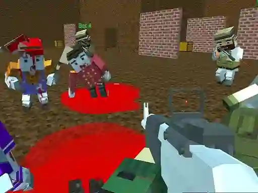 بازی Blocky Warfare The Aweper Zombie آنلاین