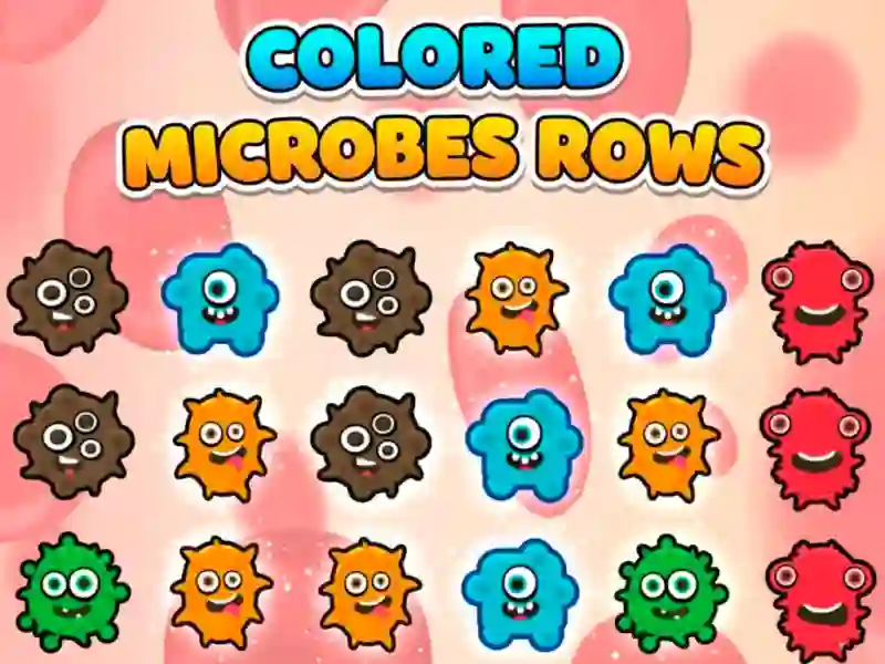 بازی Colored Microbes Rows آنلاین