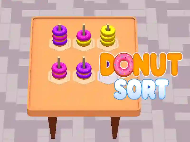 بازی Donut Sort آنلاین