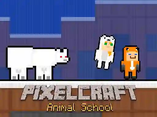 بازی PixelCraft Animal School آنلاین