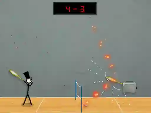 بازی Stick Figure Badminton 3 آنلاین