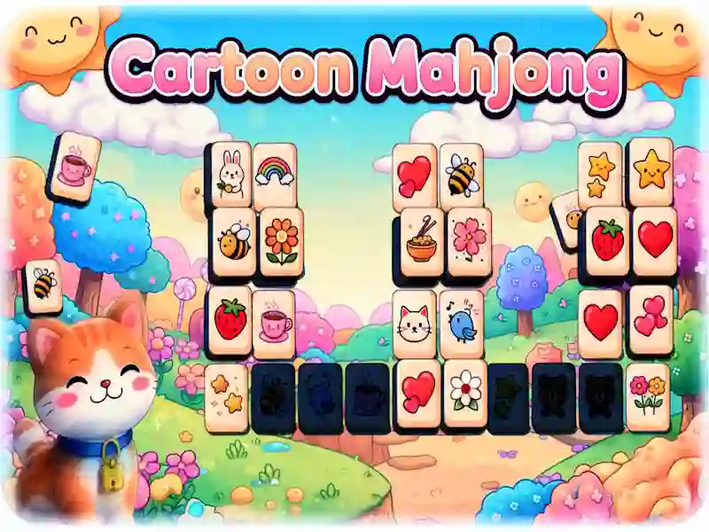 بازی Cartoon Mahjong آنلاین