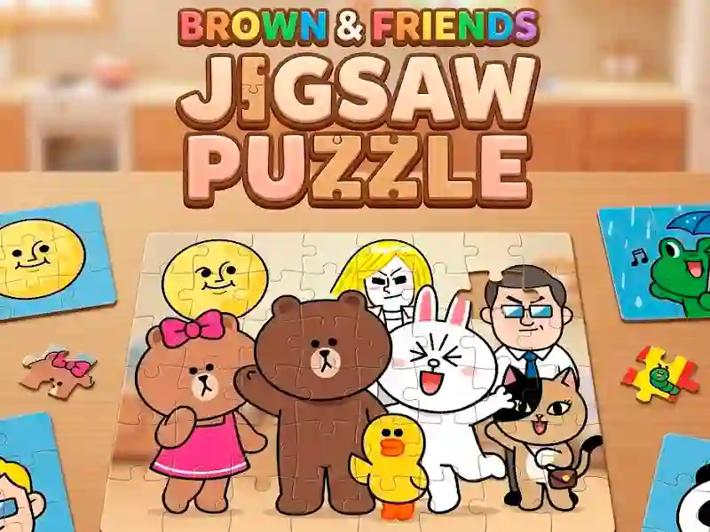 بازی Brown And Friends Jigsaw Puzzle آنلاین