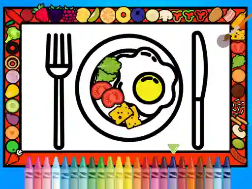 بازی Color and Decorate Dinner Plate آنلاین