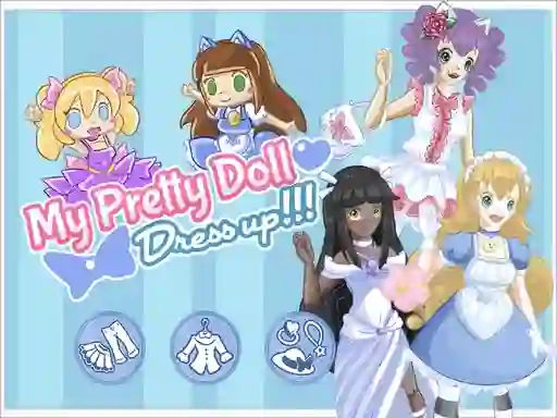 بازی My pretty doll : Dress up آنلاین