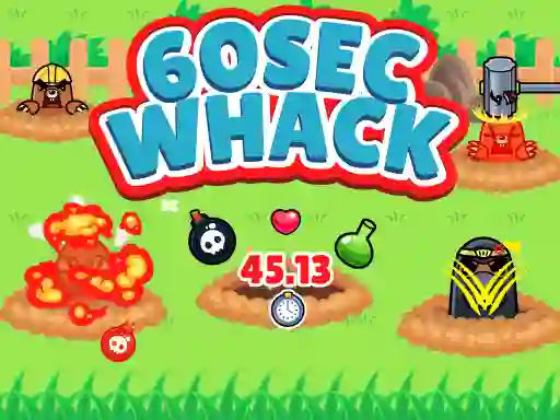 بازی 60 Second Whack آنلاین