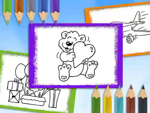 بازی Cartoon Coloring Book آنلاین