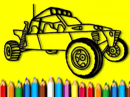 بازی Back To School: Rally Car Coloring Book آنلاین