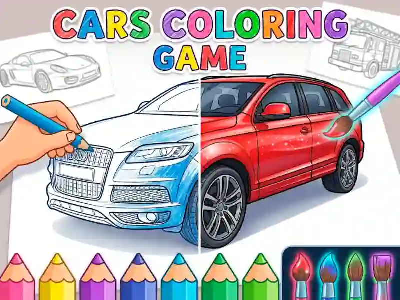 بازی Cars Coloring Game آنلاین