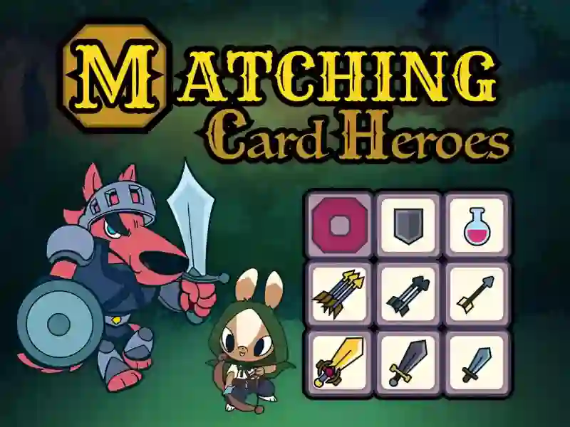 بازی Matching Card Heroes آنلاین