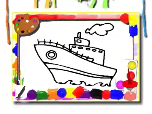 بازی Back To School: Cartoon Coloring Time آنلاین