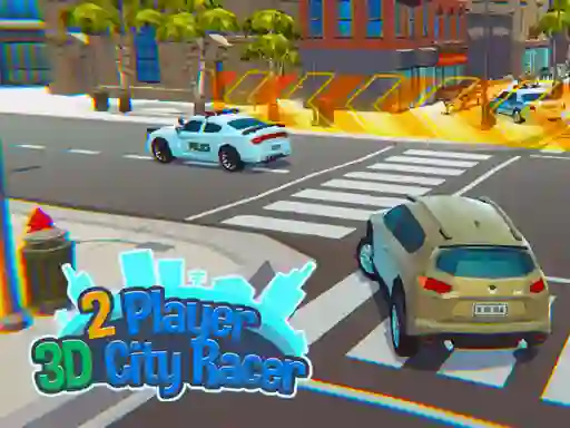 بازی 2 Player 3D City Racer آنلاین