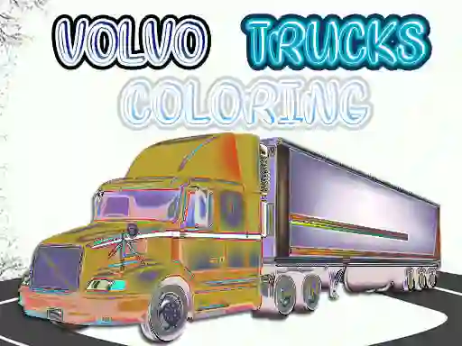 بازی Volvo Trucks Coloring آنلاین