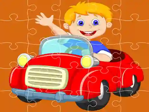 بازی Pedal Cars Jigsaw آنلاین
