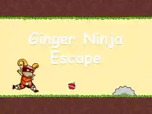 بازی Ginger Ninja Escape آنلاین
