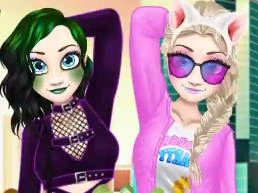 بازی Princess Ella Soft vs Grunge آنلاین