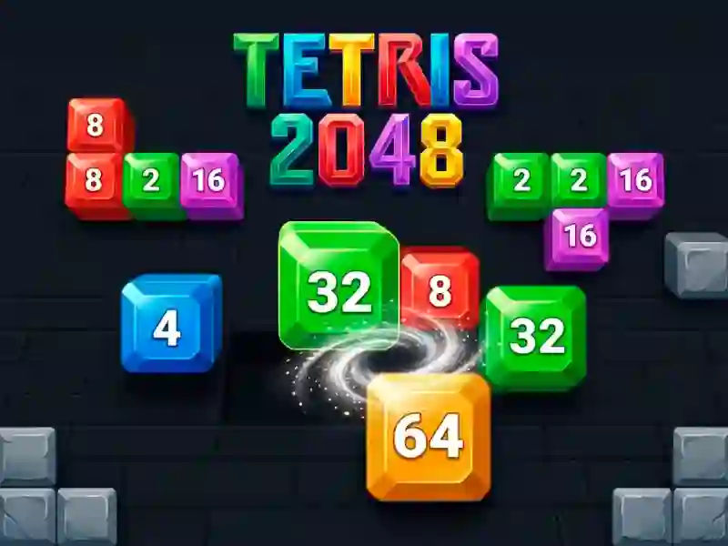 بازی Tetris 2048 آنلاین