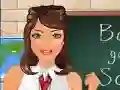 بازی Barbie goes to School Makeover آنلاین