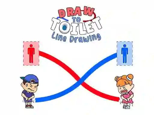 بازی Draw To Toilet Line Drawing آنلاین