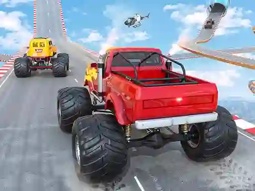 بازی Mega Ramp Monster Truck Race آنلاین