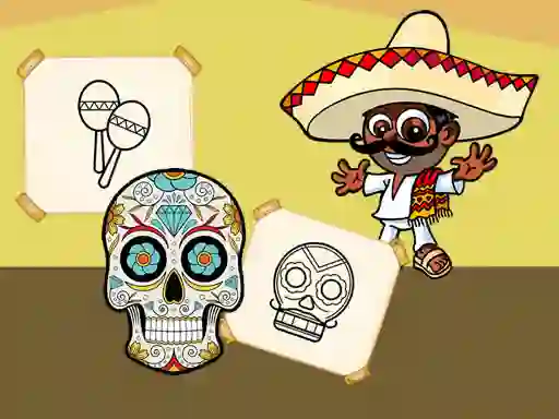 بازی Crazy Mexican Coloring آنلاین