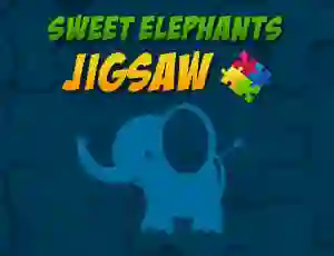بازی Sweet Elephants Jigsaw آنلاین