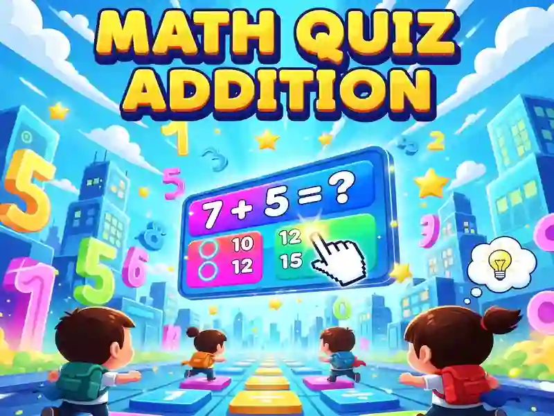 بازی Math Quiz Addition آنلاین