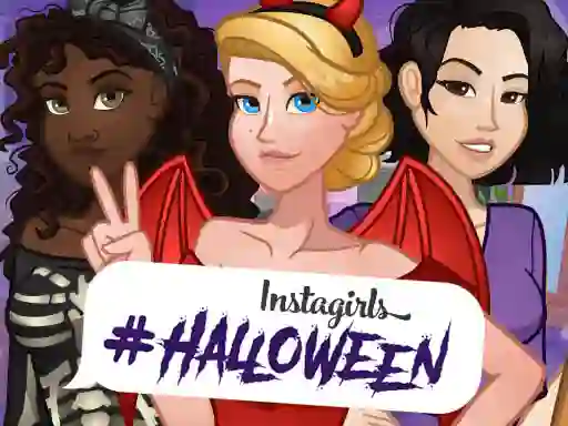 بازی Instagirls Halloween Dress Up آنلاین