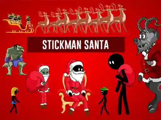 بازی Stickman Santa آنلاین