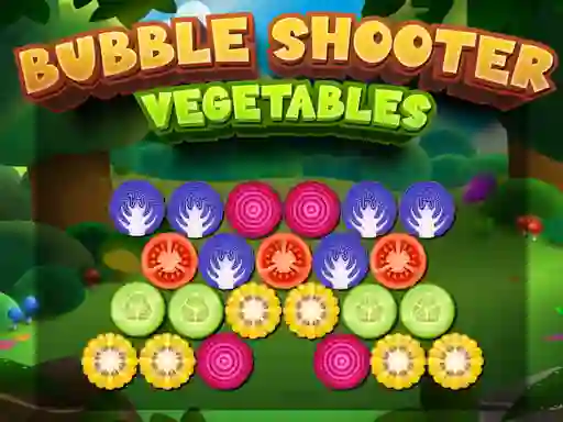 بازی Bubble Shooter Vegetables آنلاین