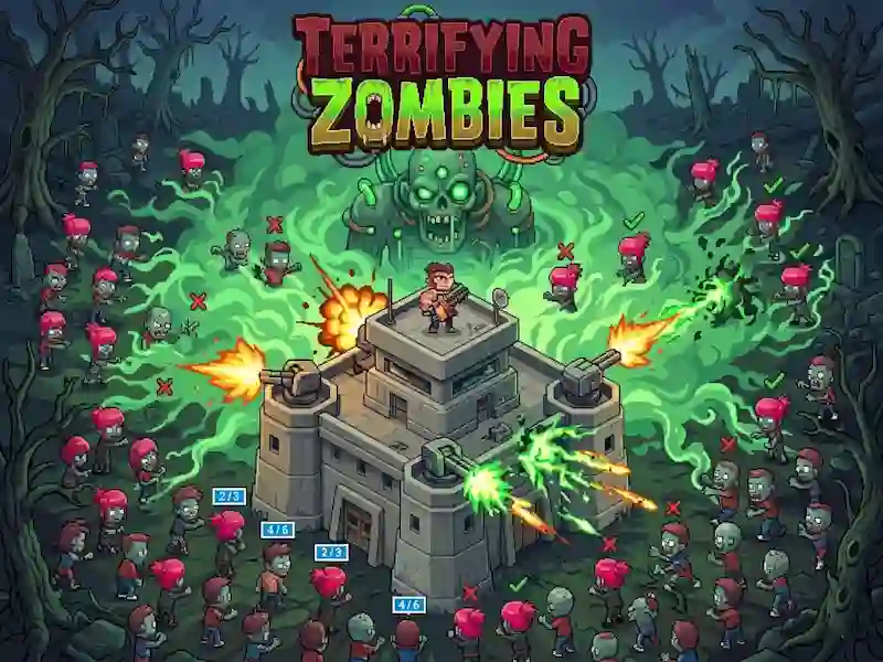بازی Terrifying Zombies آنلاین