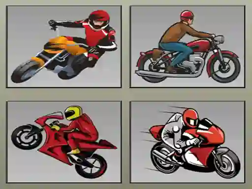 بازی Racing Motorcycles Memory آنلاین