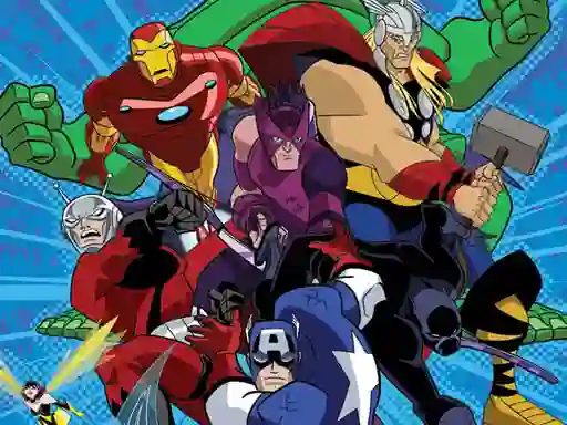 بازی Avengers Coloring آنلاین