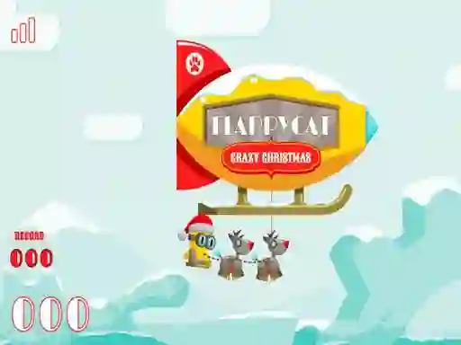 بازی FlappyCat Crazy Christmas آنلاین