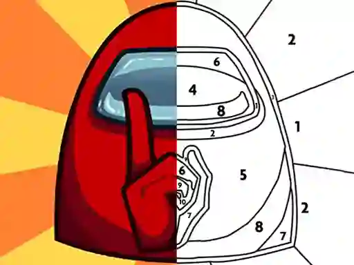 بازی Among Them Coloring Book آنلاین