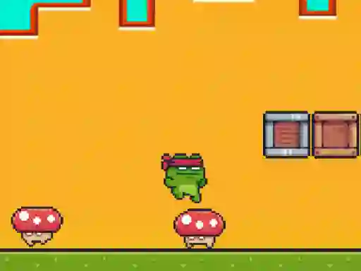 بازی Ninja Frog Adventure آنلاین