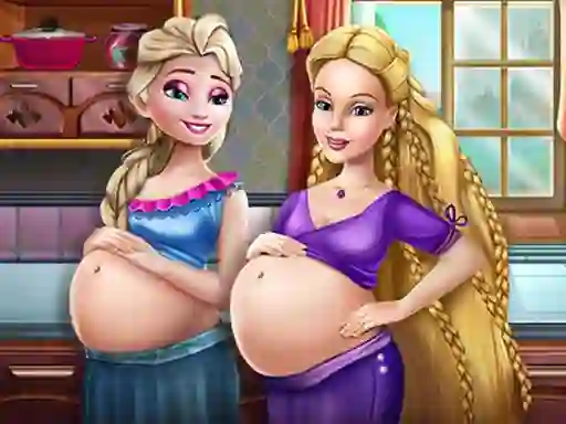 بازی Happy Princesses Pregnant BFFS آنلاین