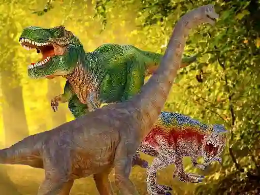 بازی World Of Dinosaurs Jigsaw آنلاین