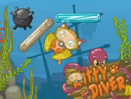 بازی Kitty Diver آنلاین