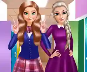بازی Sisters Back to School آنلاین