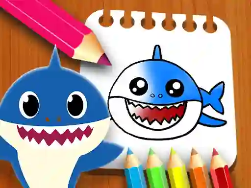بازی Baby Shark Coloring Book آنلاین
