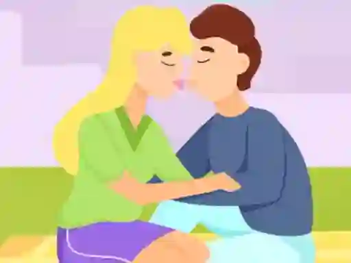 بازی Romantic Secret Kiss آنلاین