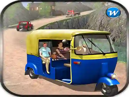 بازی Public Tricycle Rickshaw driving آنلاین