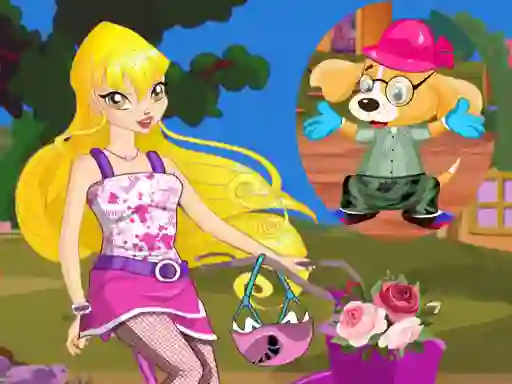 بازی Winx Stella and Puppy آنلاین
