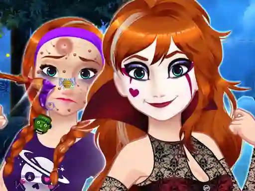 بازی Halloween Princess Makeover آنلاین